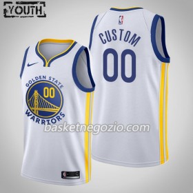 Canotte Bambino Golden State Warriors Personalizzate 2019-20 Nike Association Edition Swingman